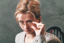 Tikko sajutos k� blond�ne => izr�d�s, ka pret tehniku da�reiz ...