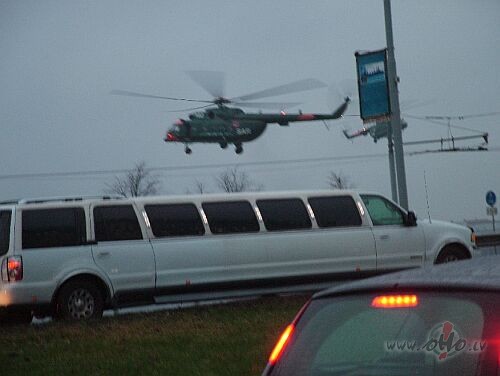 Nu gan tie helisi te pa Rigu lidinas ka uz karu bet ja butu vajadziba ...