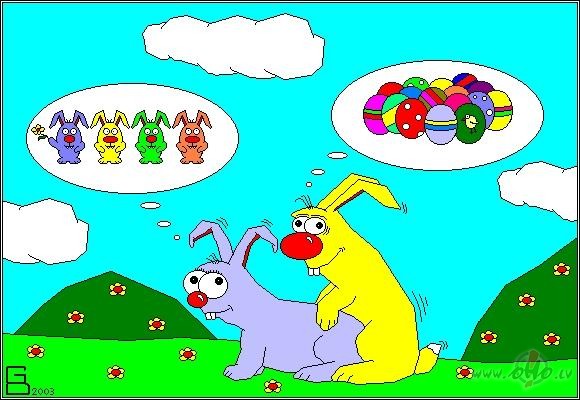 Izbraukju dzius laukus,
Novirpoju divas olas.
Nu bs kras ...