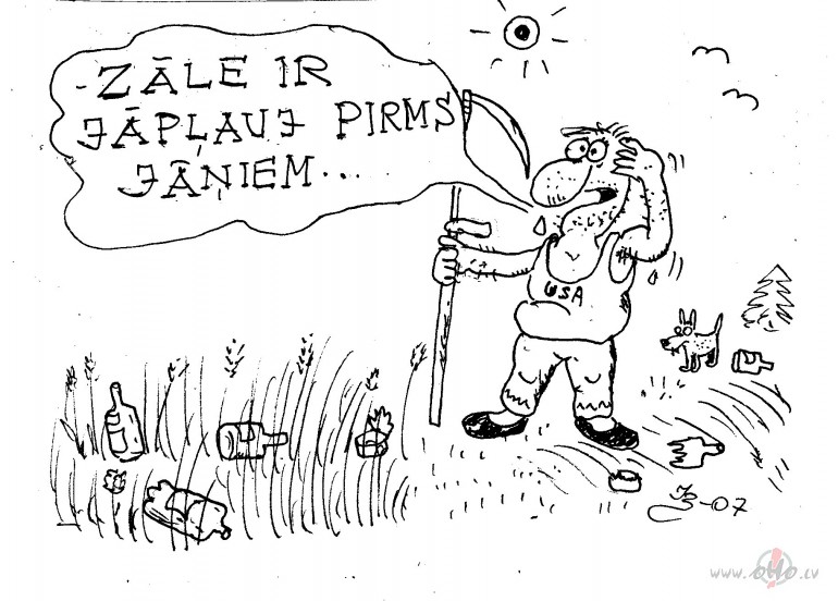 Bie�i, kad run�ju dzej�Atrodas t�di, kas iesp�auj man sej�.Tad ...