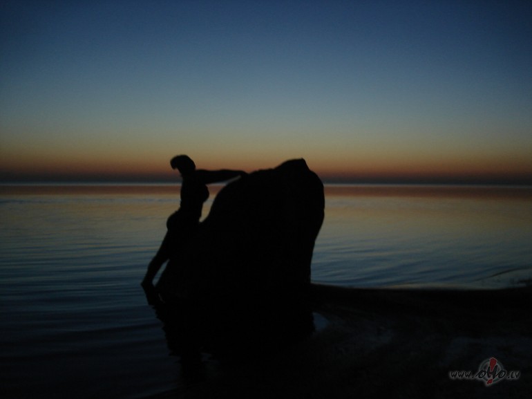 Un atkal manas pljavas grimst puukaini baltos miglu vaalos ...