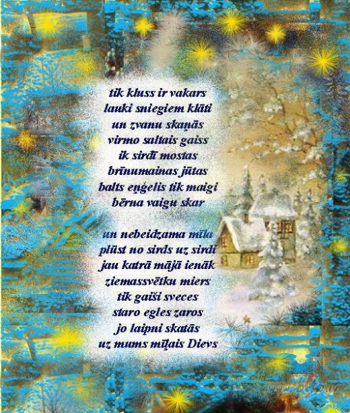 Visjauk�kais ir vakaros, kad t� mier�gi aizdedzinu sveces, deg mazas ...