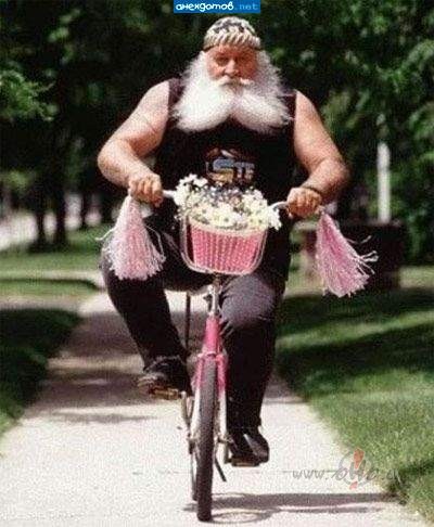 Ar velosip�du parasti brauk� tie v�rie�i,kam dakteri nedod at�auju ...