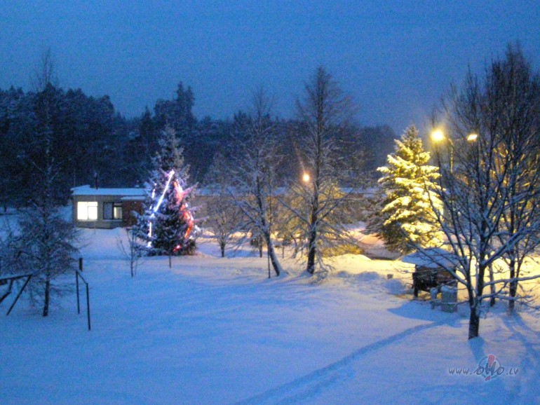 21. decembris.
Nakt atkal nedaudz snidzis, bet ap pusdienu laiks ...