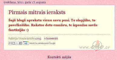 Man ir vietia ar internet :)
