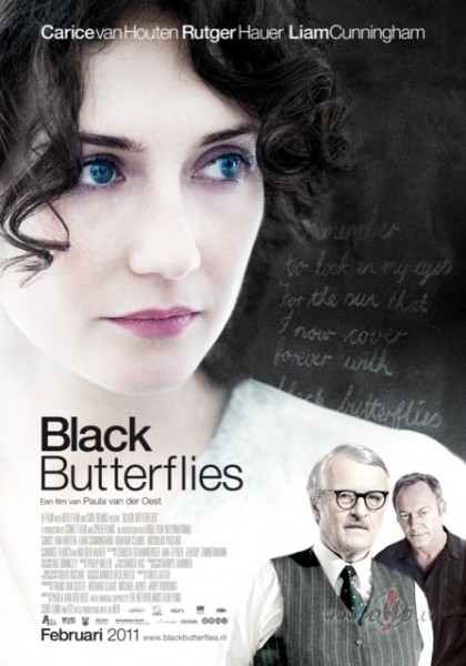 Black butterflies/Melnie taurei/.