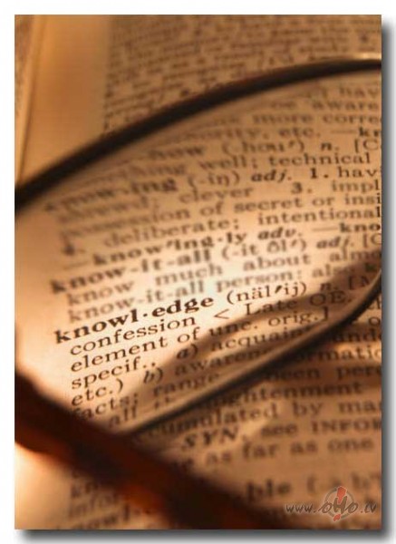Knowledge / viens no ´ /