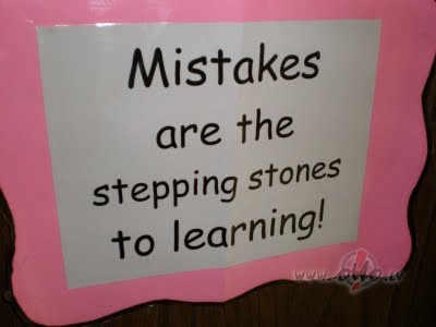 Mistakes.