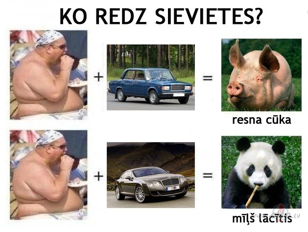 Ko redz sievietes?