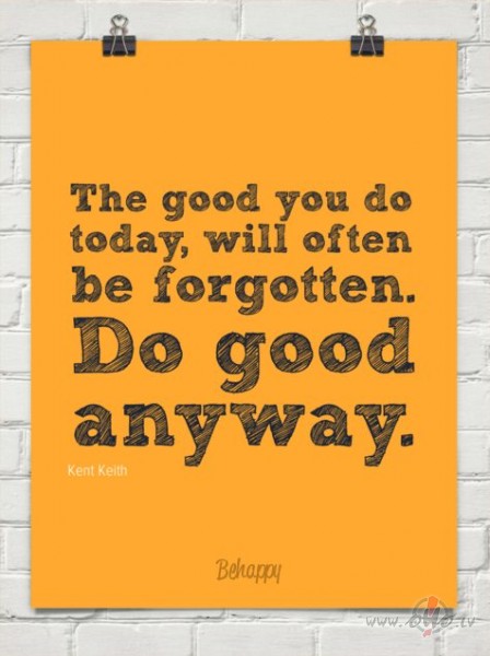 do good anyway
