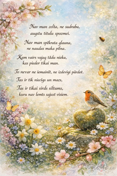 Tas pieder tikai man.